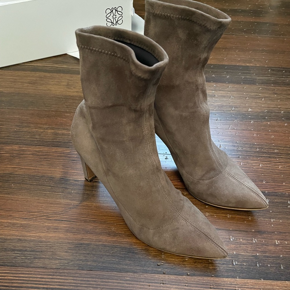 Jimmy Choo Suede Sock Boots